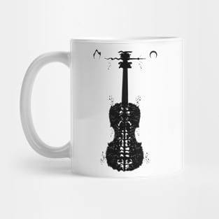 Natureviolin Violin Skyline Minimalistic abstract Mug